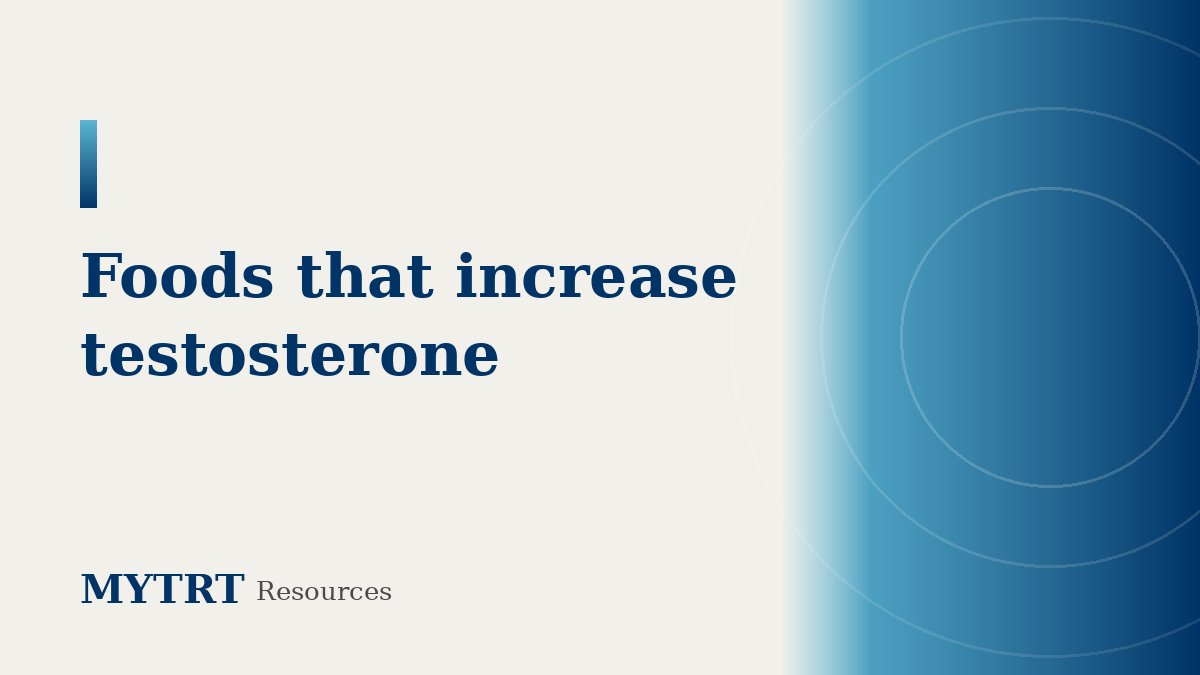 Foods that increase testosterone featured