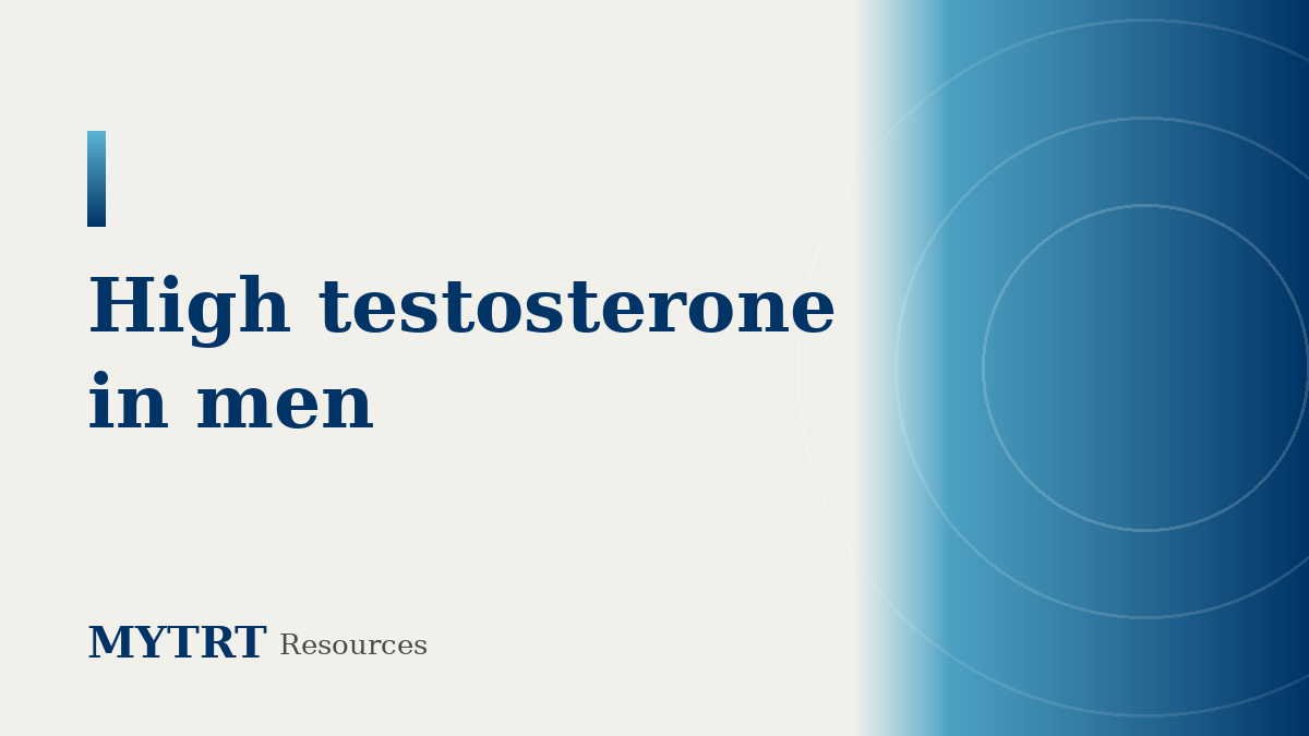 High testosterone in men featured