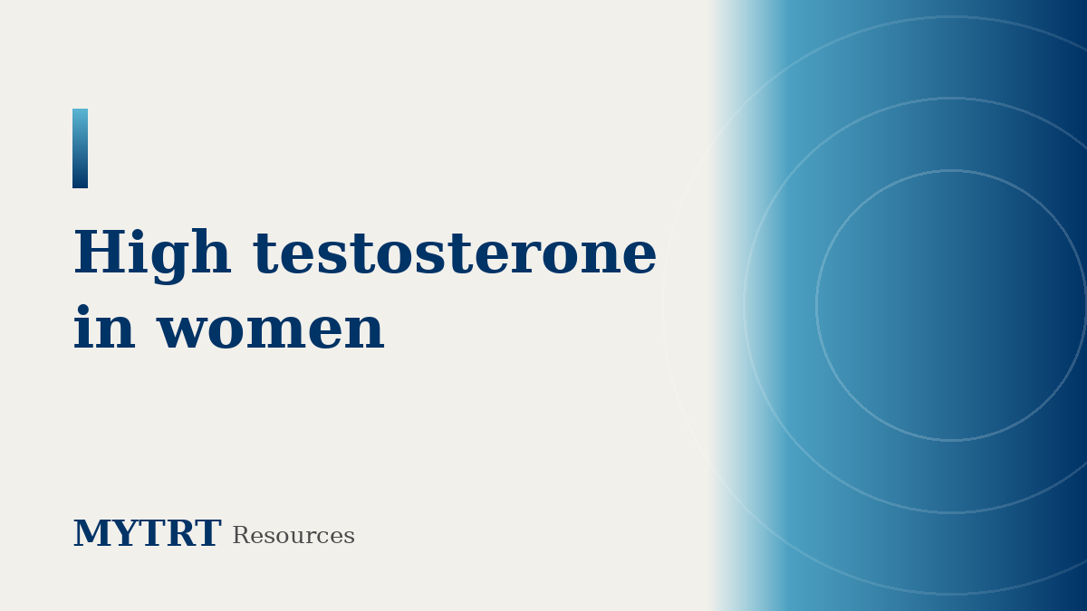 High testosterone in women featured