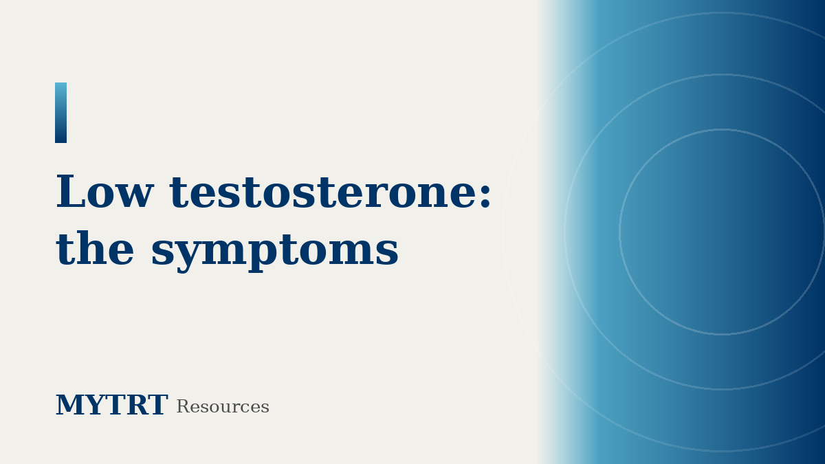 Low testosterone symptoms featured