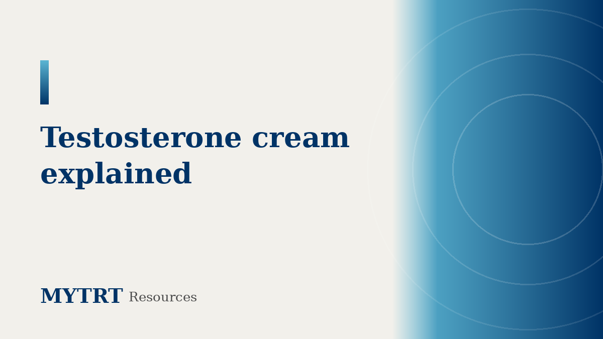 Testosterone cream featured